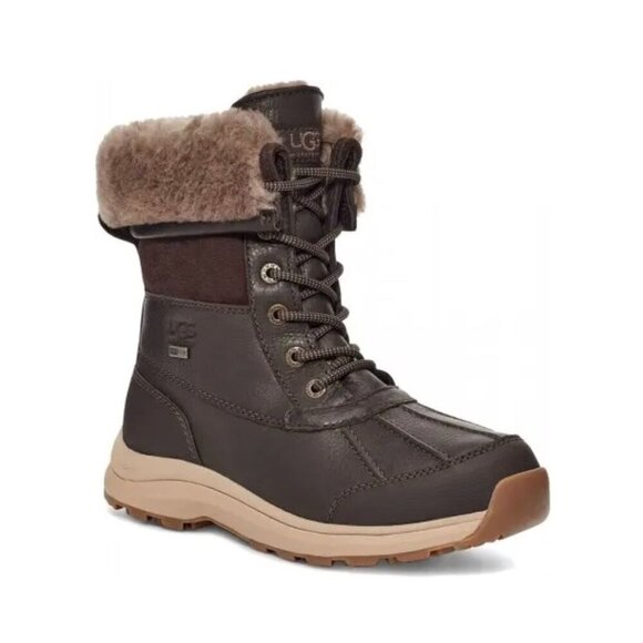 UGG® Adirondack III Waterproof Bootie Shearling Size 6 Snow Rain Weatherproof - Picture 1 of 15